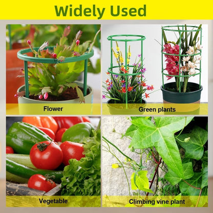 Tomato Cages for Garden, Plant Support Cage with Adjustable Rings, Garden Trellis for Climbing Plants Outdoor, Peony Cages and Supports Plant Cage Tomato Support Cage for Flower, Vine (10 Tiers)