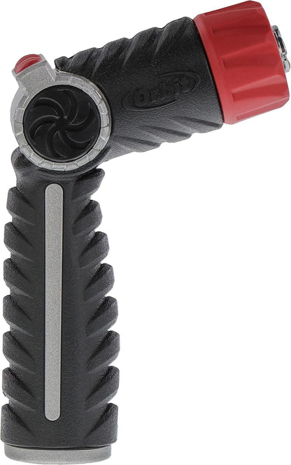 58993 7-Pattern Watering Nozzle with Thumb Control, Black