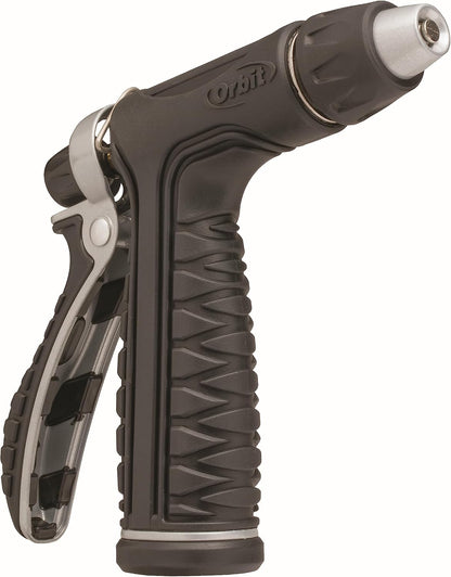 58993 7-Pattern Watering Nozzle with Thumb Control, Black