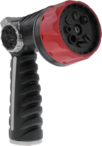 58993 7-Pattern Watering Nozzle with Thumb Control, Black
