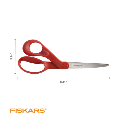 8" Original Orange-Handled Craft & Fabric Scissors, All Purpose
