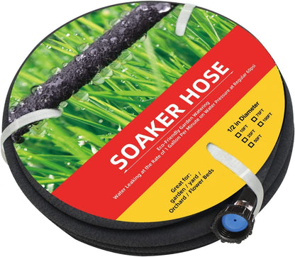 Garden Soaker Hose 10ft*2 1/2" Short Rubber Drip Hoses Soaking