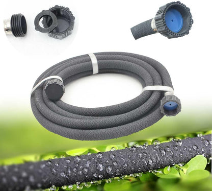 Garden Soaker Hose 10ft*2 1/2" Short Rubber Drip Hoses Soaking