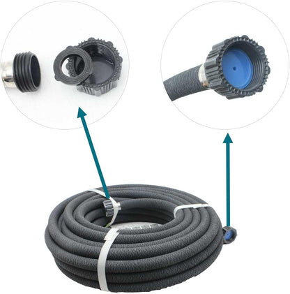 Garden Soaker Hose 10ft*2 1/2" Short Rubber Drip Hoses Soaking