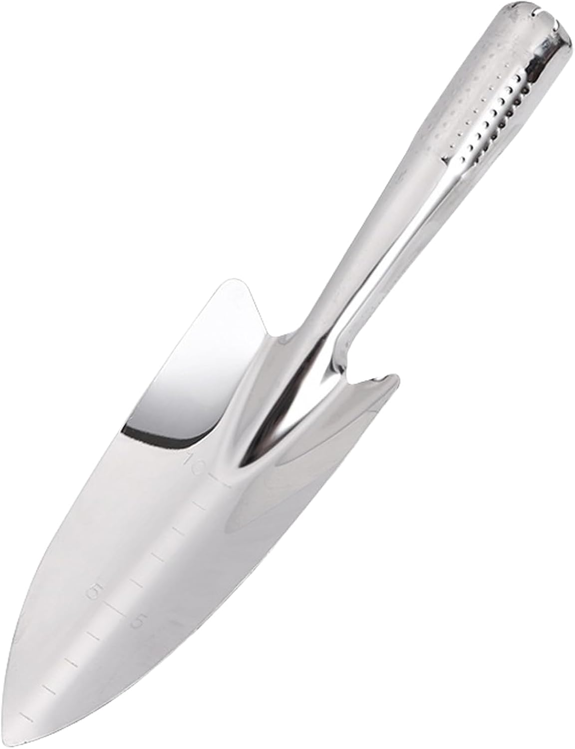 Stainless Steel Hand Trowel, Rustproof Heavy Duty Measuring Garden Shovel