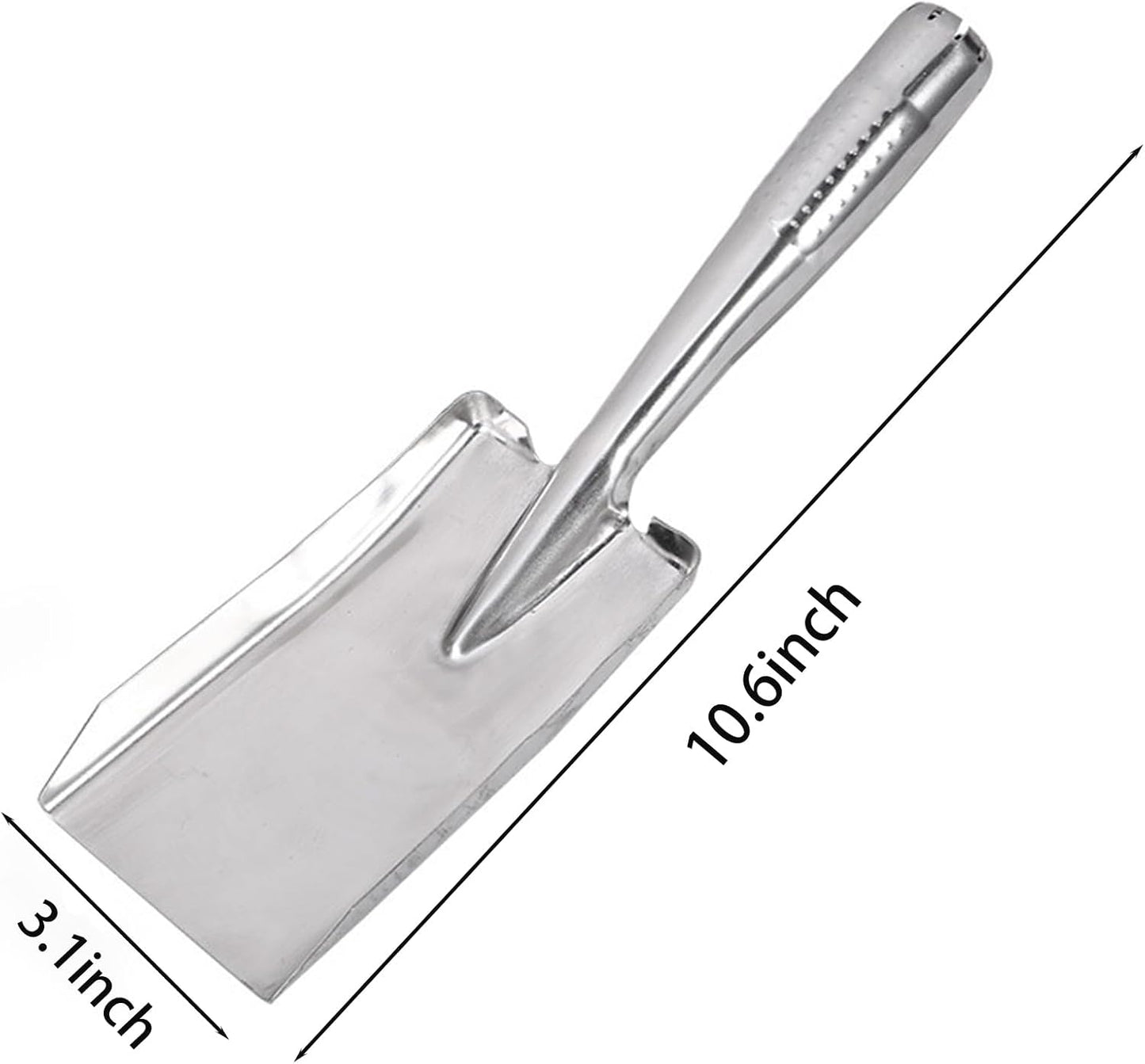 Stainless Steel Hand Trowel, Rustproof Heavy Duty Measuring Garden Shovel