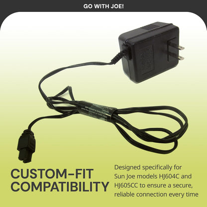 HJ604C-CHRG Charger for HJ604C & HJ605CC Cordless Hedge Trimmer and Grass Shear, Manufacturer Original Replacement Charging Cord, 9 V