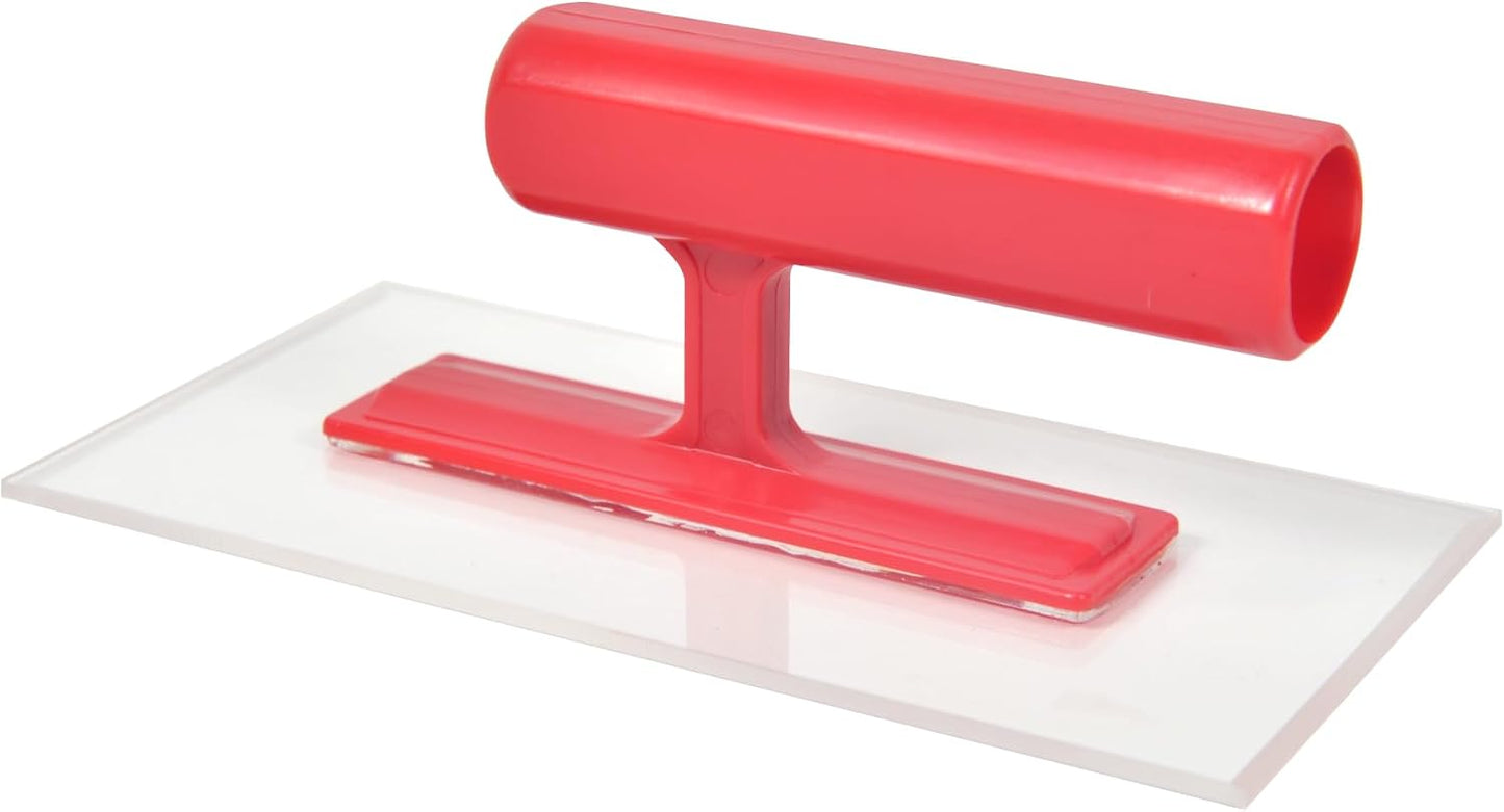 Plastic Finishing Trowel with Comfortable Grip Handle