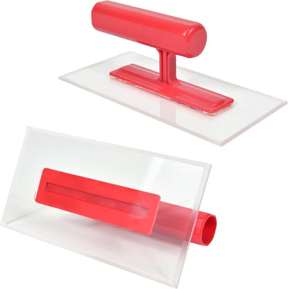 Plastic Finishing Trowel with Comfortable Grip Handle