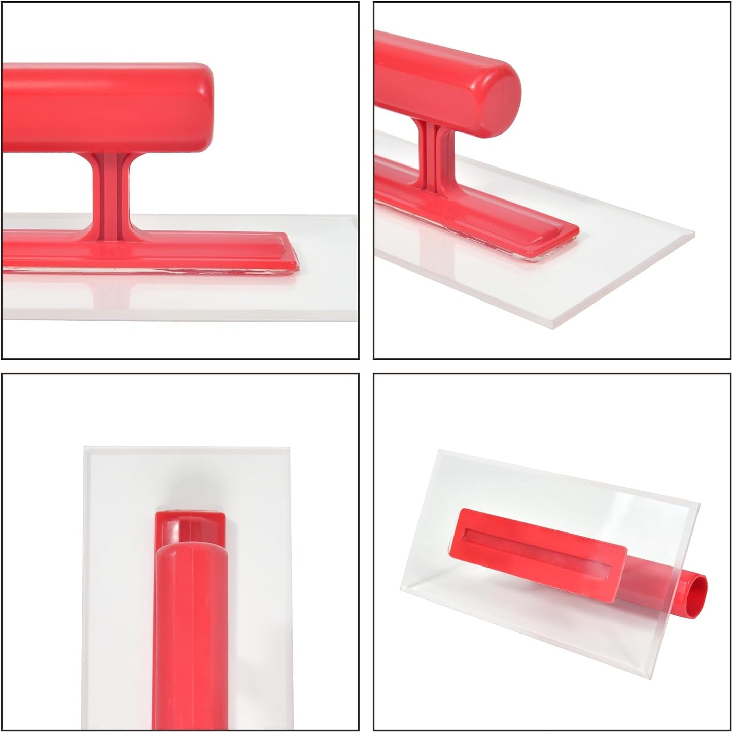 Plastic Finishing Trowel with Comfortable Grip Handle