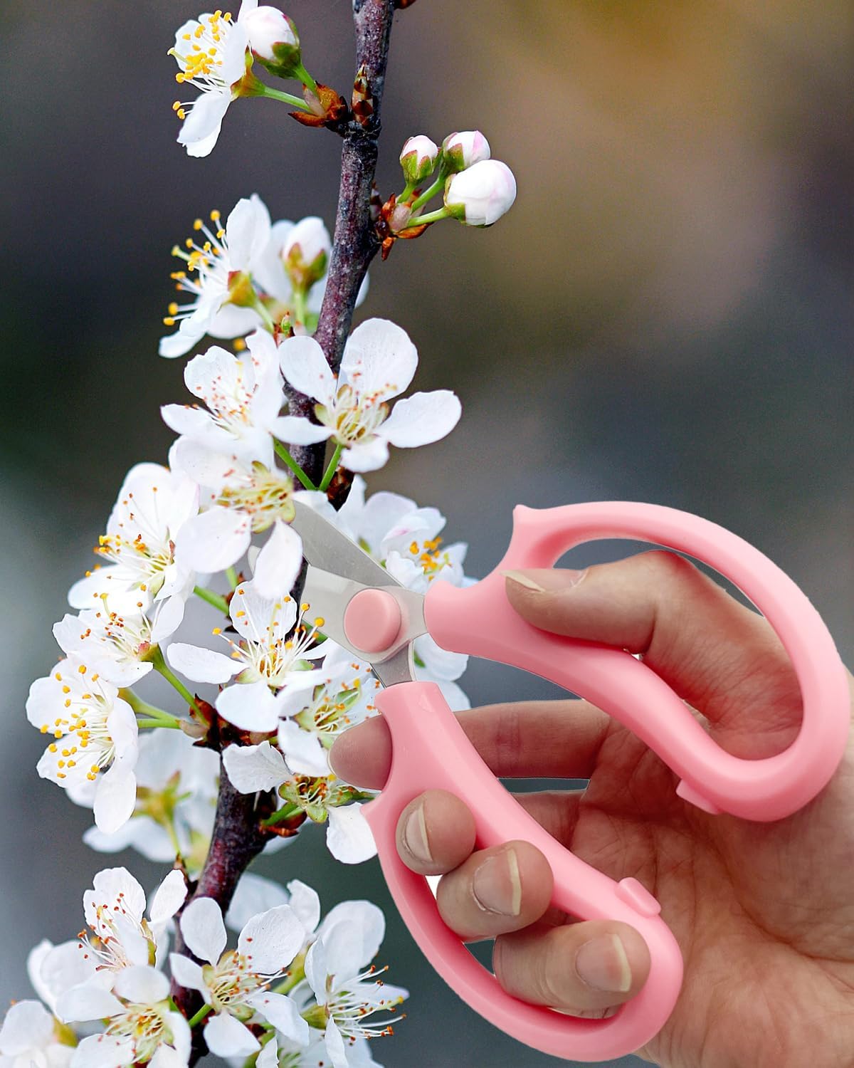 Flower Scissor, Scissors for Cutting Flowers, 12Pcs Pink