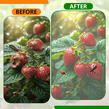 2 PCS Garden Netting for Raised Beds 4x8 FT Pest Barrier Screen