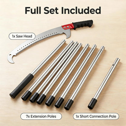 Pole Saws for Tree Trimming 11.8 FT, Manual Pruning Saw