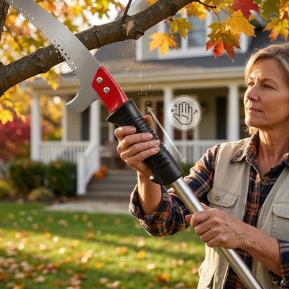 Pole Saws for Tree Trimming 11.8 FT, Manual Pruning Saw