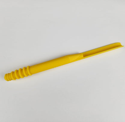 Imperfect DIBBY XL Garden Tool - Dibber, Dibbler, Seed Sowing Tool, Transplant Seedlings, Graduated Depth Markings (Patent Pending) Orange