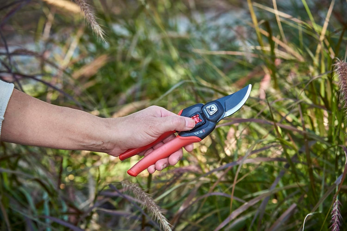 Corona Clipper BP 4214D Flex Dial Bypass Pruner With Comfort Gel Grips, 3/4 Inch, Red/Black