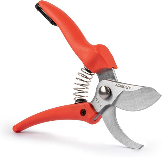 7" Pruning Shears Heavy Duty Professional, Made of Japanese SK5 Steel Blades, 4/5 Cut Capacity, Bypass Hand Pruners Garden Clippers for Tree Flower Branch Trimming, S20E