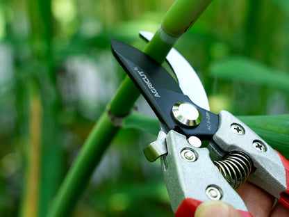 7" Pruning Shears Heavy Duty Professional, Made of Japanese SK5 Steel Blades, 4/5 Cut Capacity, Bypass Hand Pruners Garden Clippers for Tree Flower Branch Trimming, S20E