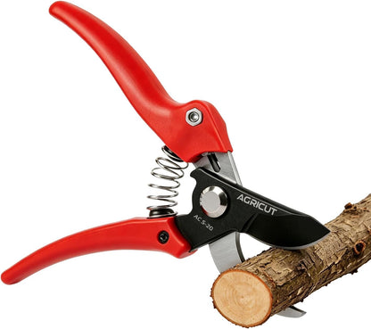 7" Pruning Shears Heavy Duty Professional, Made of Japanese SK5 Steel Blades, 4/5 Cut Capacity, Bypass Hand Pruners Garden Clippers for Tree Flower Branch Trimming, S20E