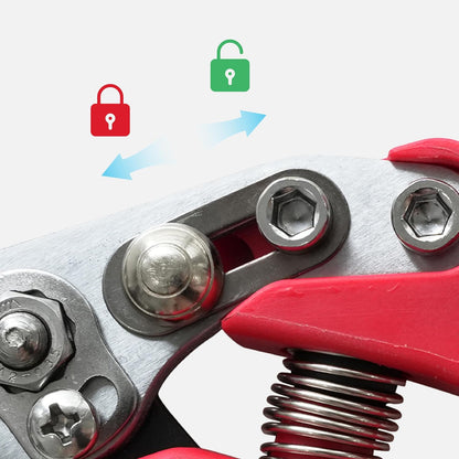 7" Pruning Shears Heavy Duty Professional, Made of Japanese SK5 Steel Blades, 4/5 Cut Capacity, Bypass Hand Pruners Garden Clippers for Tree Flower Branch Trimming, S20E