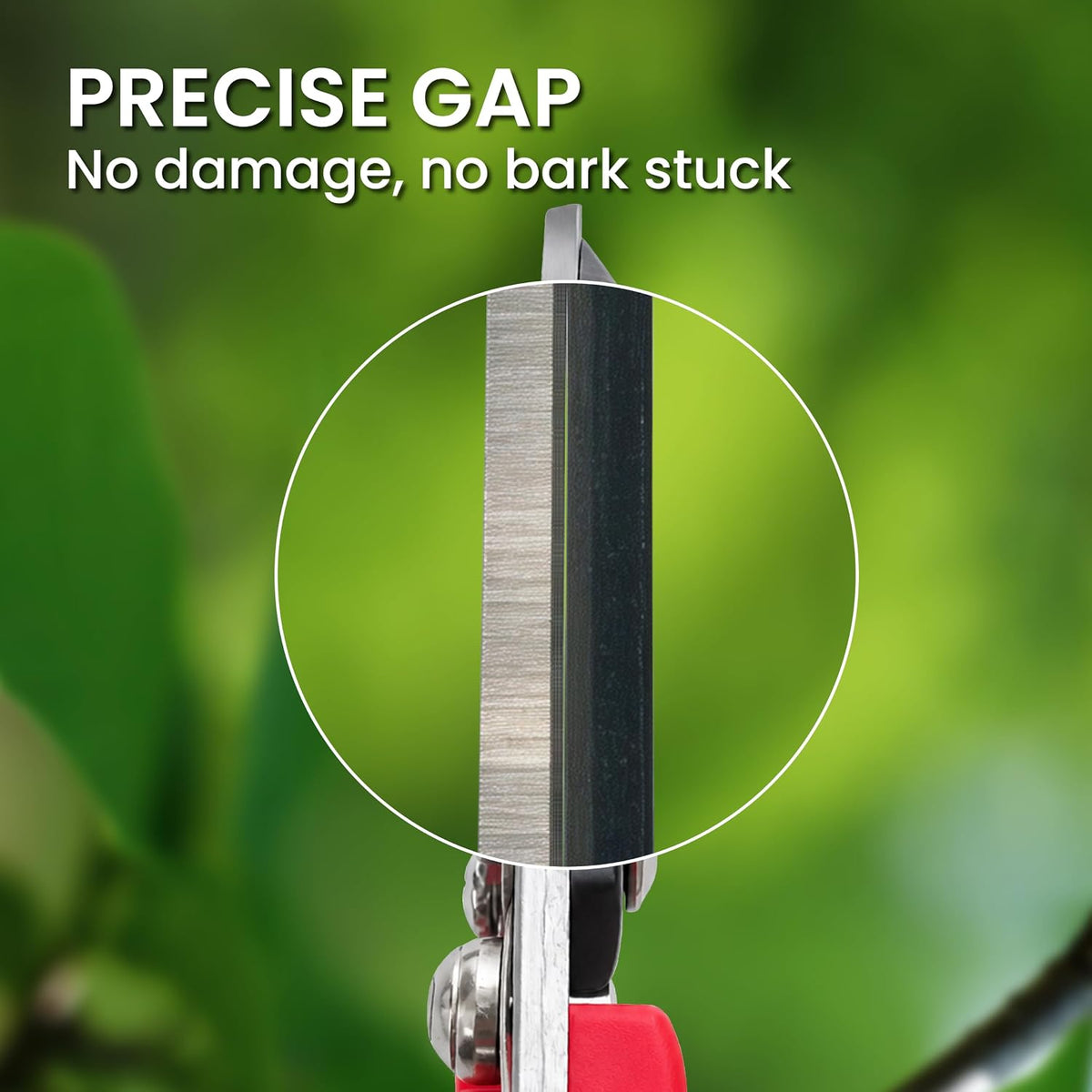 7" Pruning Shears Heavy Duty Professional, Made of Japanese SK5 Steel Blades, 4/5 Cut Capacity, Bypass Hand Pruners Garden Clippers for Tree Flower Branch Trimming, S20E