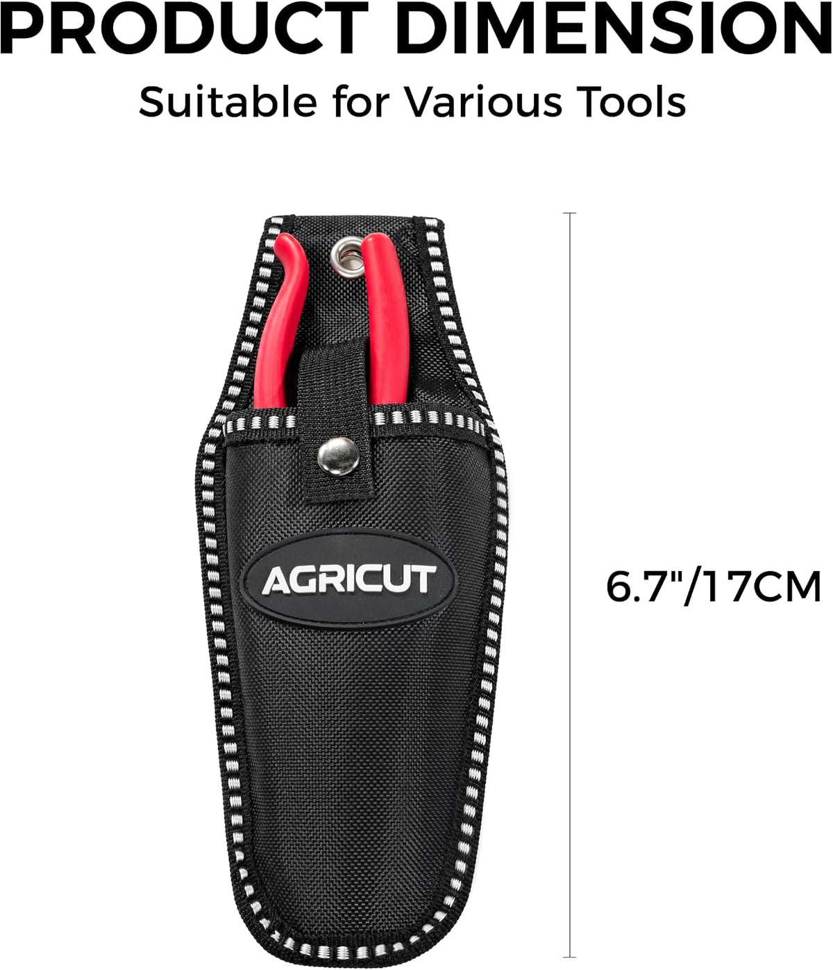 7" Pruning Shears Heavy Duty Professional, Made of Japanese SK5 Steel Blades, 4/5 Cut Capacity, Bypass Hand Pruners Garden Clippers for Tree Flower Branch Trimming, S20E
