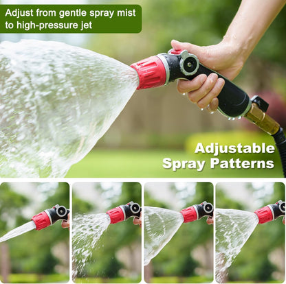 Metal Water Hose Nozzle Heavy Duty, High Pressure, Leak Proof
