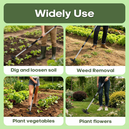 Weed Remover Tool,Portable Garden Weeder Tool,60"Gardening Weeding Tools,2026 New Manganese Steel Weeding Tools,for Hand Weeder for Vegetable Gardening Backyard Farm Planting & Uprooting Weeding Tool