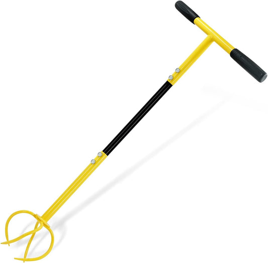 Manual Twist Tiller, Efficient Tiller for Gardening, Efficient Soil Cultivation, Garden Bed Tiller, Premium Handheld Garden Tool