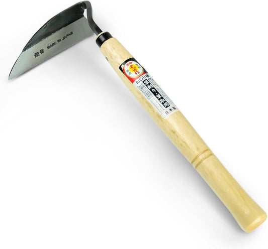 HOUNEN Japanese Weeding Sickle, 4.7-Inch Thick Composite Steel Blade
