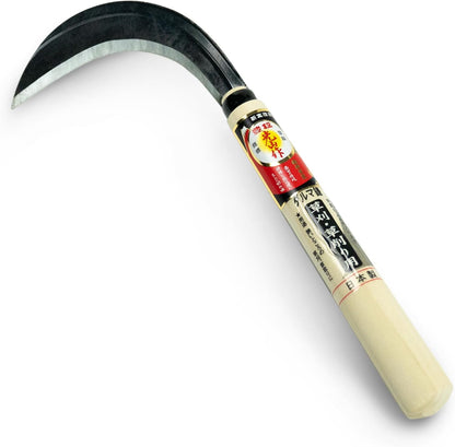 HOUNEN Japanese Weeding Sickle, 4.7-Inch Thick Composite Steel Blade