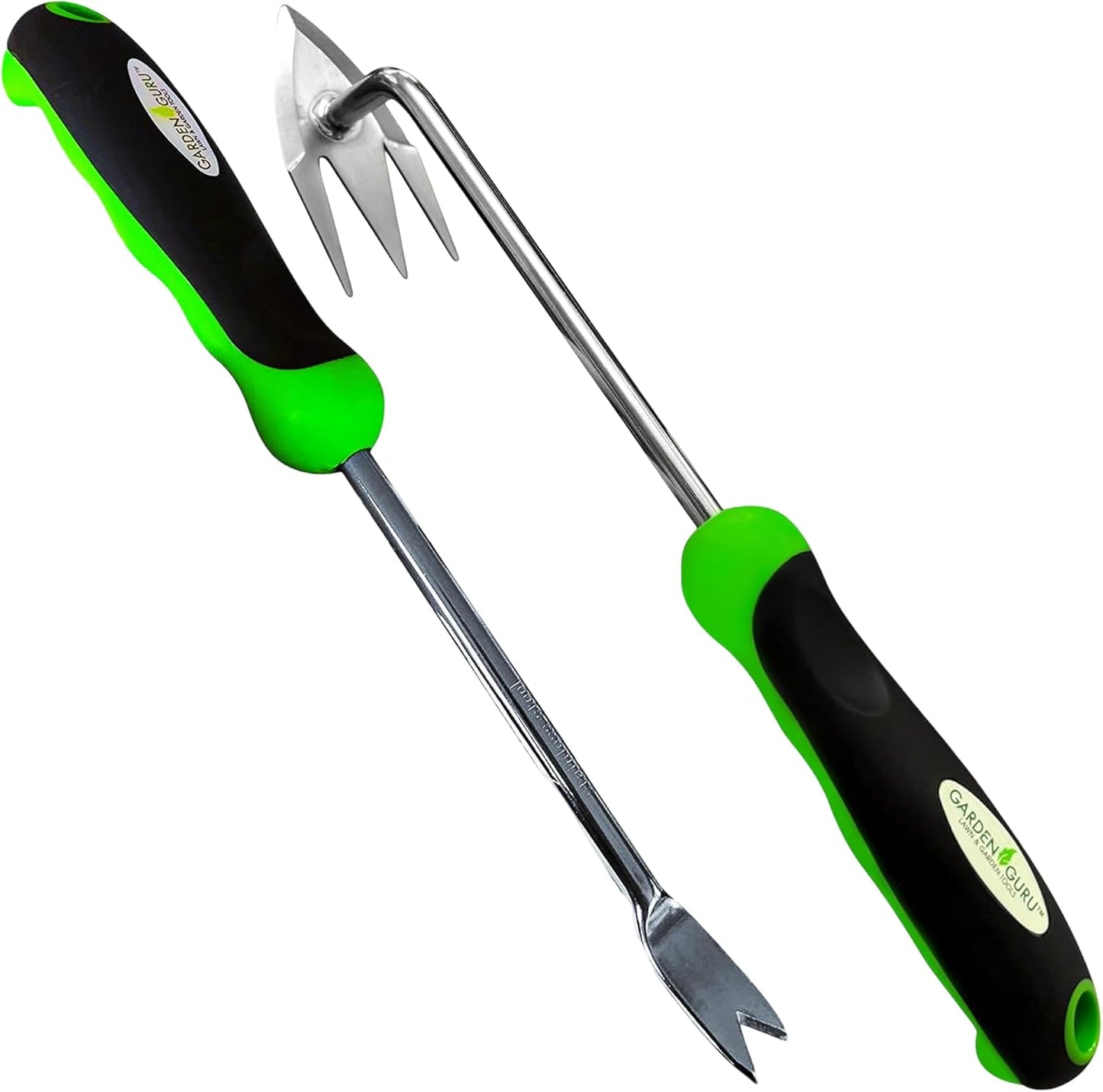 Root Weeder Tool with Ergonomic Handle - Stainless Steel Weed Puller for Planting, Weeding, Flower and Vegetable Care in Lawn Garden Yard | Rust Resistant