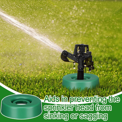 6 Pcs Sprinkler Head Protector Plastic Donut Guard for Lawn 1.8" ID 6" OD Fit Most Standard Pop-up Sprinkler Heads Against Lawn Mowers & Vehicles, Green
