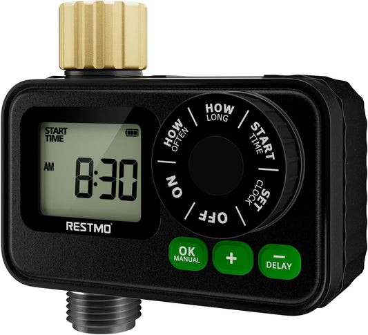 Sprinkler Timer for Outdoor Hose Faucet, Programmable Water Timer