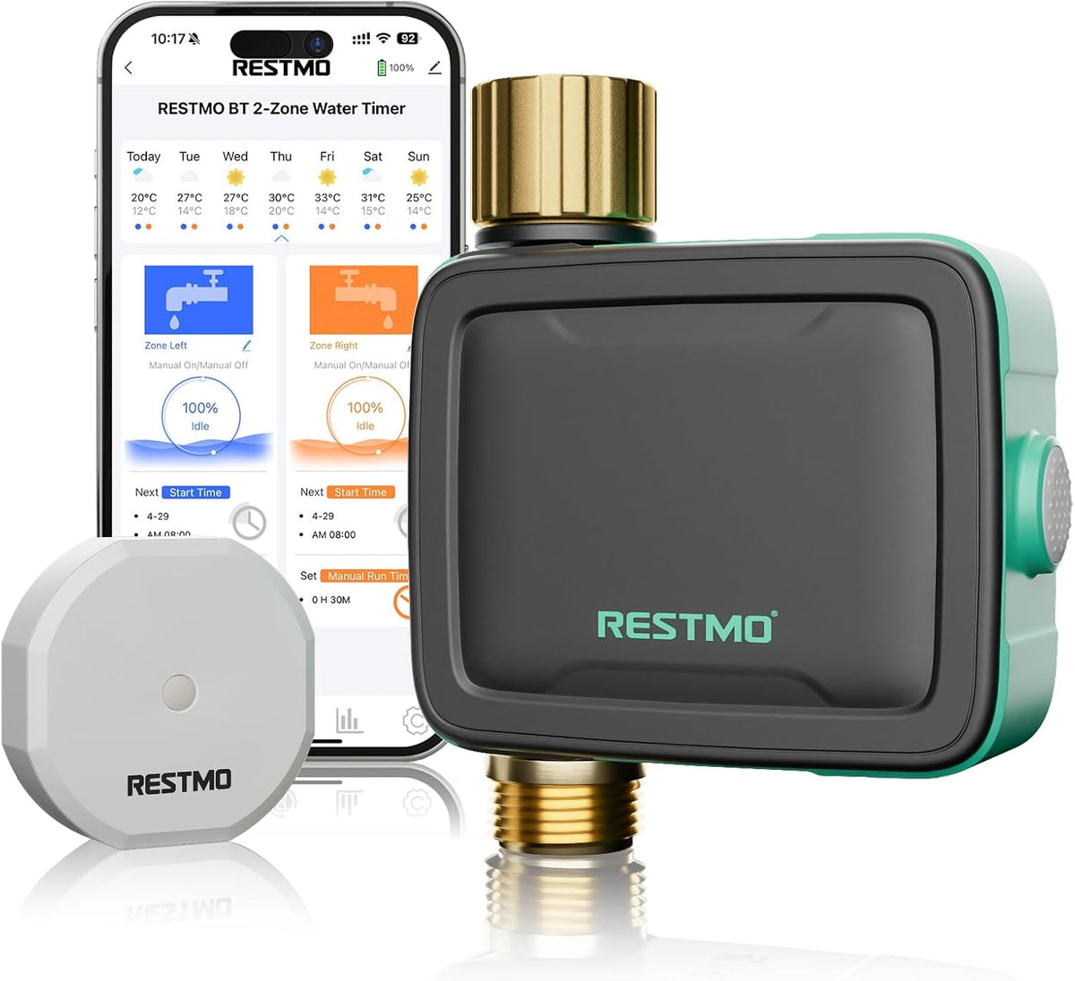 Sprinkler Timer for Outdoor Hose Faucet, Programmable Water Timer
