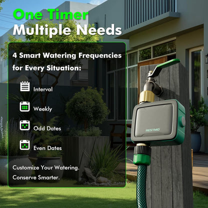 Sprinkler Timer for Outdoor Hose Faucet, Programmable Water Timer