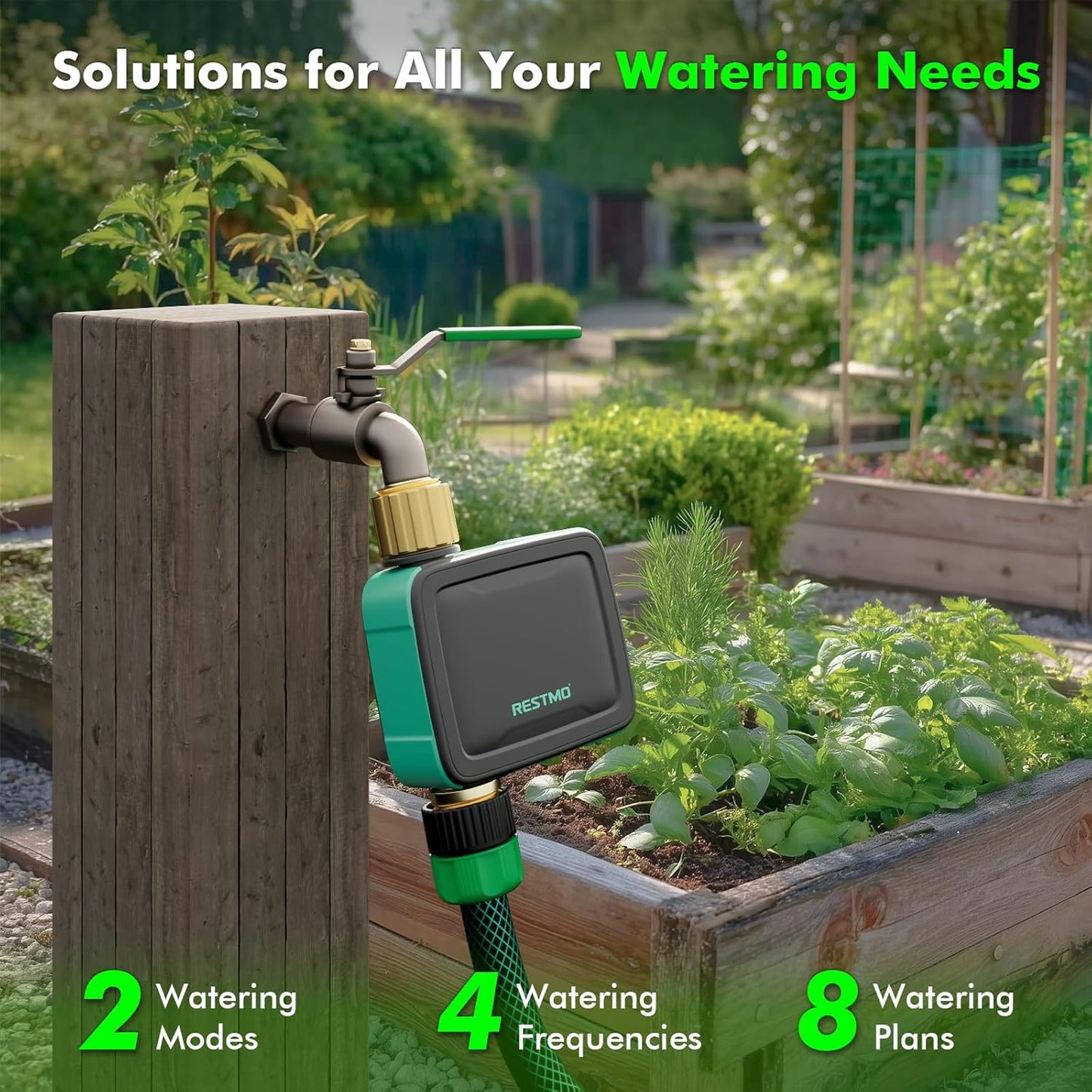 Sprinkler Timer for Outdoor Hose Faucet, Programmable Water Timer