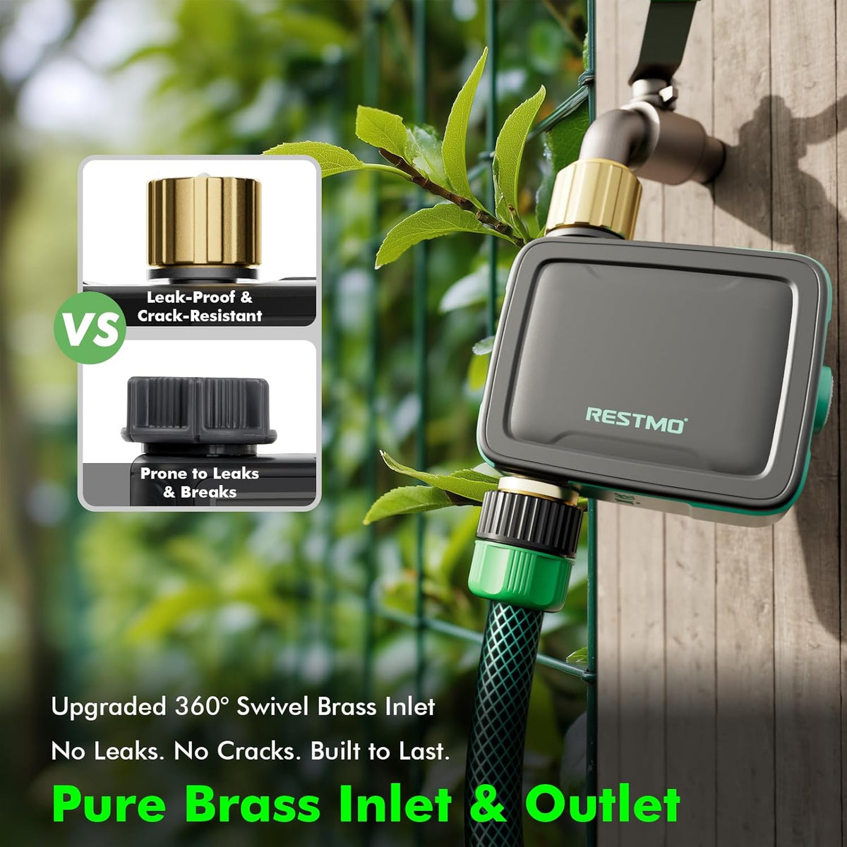 Sprinkler Timer for Outdoor Hose Faucet, Programmable Water Timer