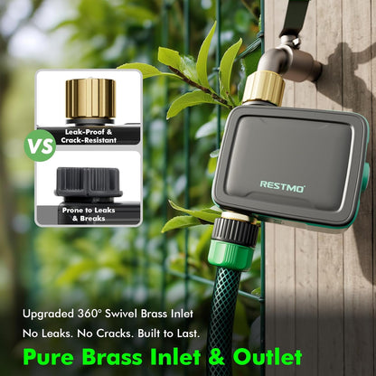 Sprinkler Timer for Outdoor Hose Faucet, Programmable Water Timer