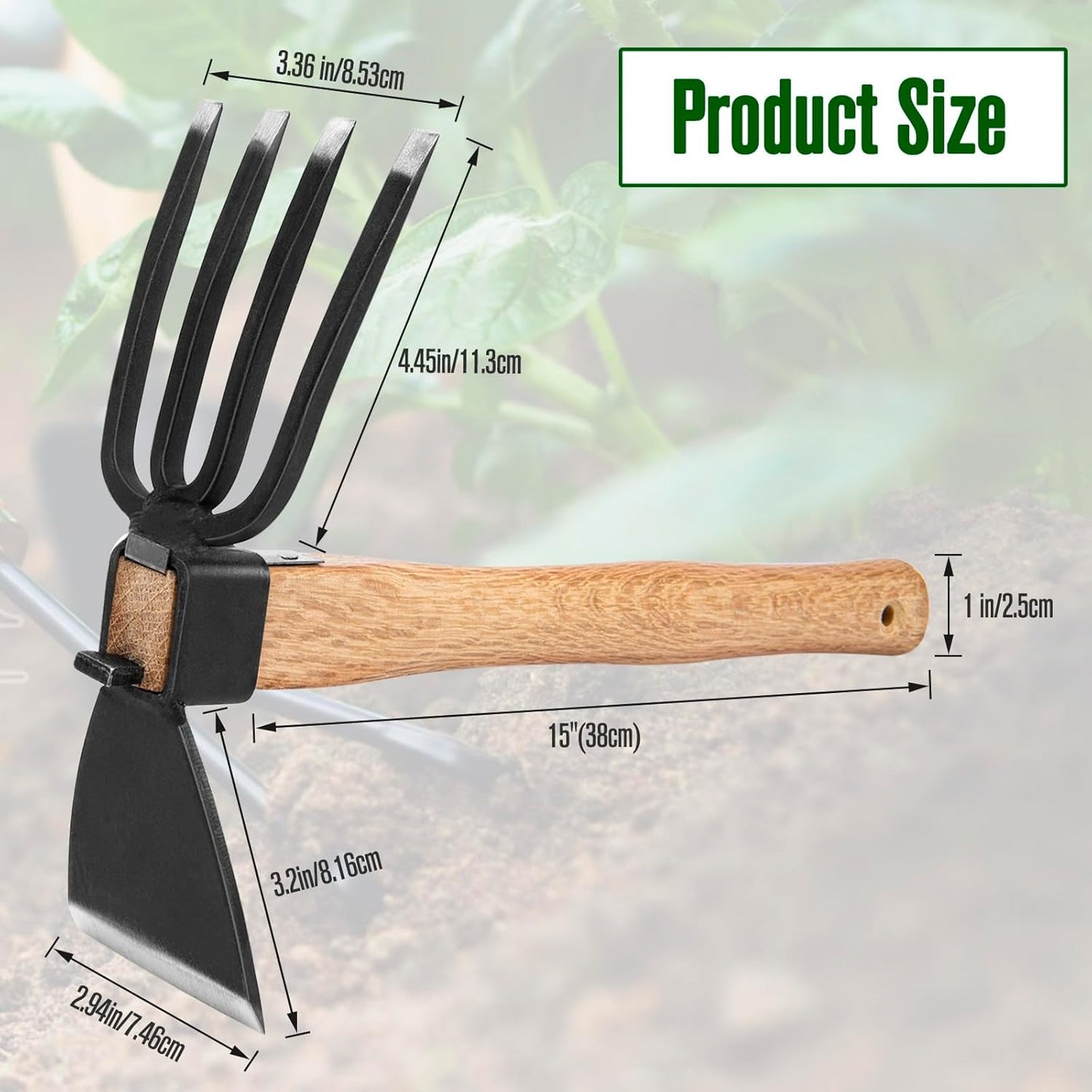 Hoe Garden Tool, Japanese Weeding Hoe