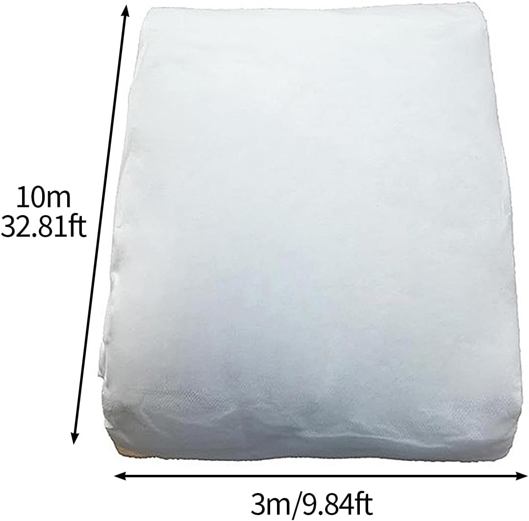 Plant Covers Freeze Protection 10x30ft/50ft Frost Cloth Plant Cover Blanket Winter Tree Covers Freeze Protection Floating Row Cover Frost Blanket for Vegetables Raised Bed