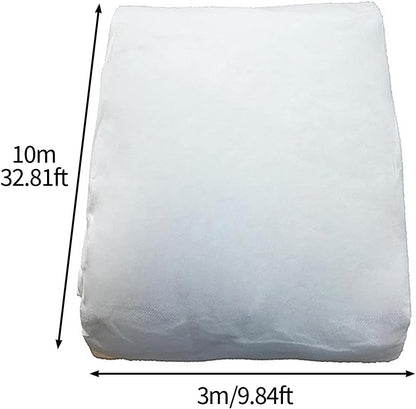 Plant Covers Freeze Protection 10x30ft/50ft Frost Cloth Plant Cover Blanket Winter Tree Covers Freeze Protection Floating Row Cover Frost Blanket for Vegetables Raised Bed