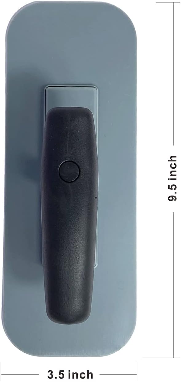 Plastic Trowel with Blue Comfortable Grip Handle, Includes 4" x 9.5'' Finishing Trowels, Lightweight Mounting Suitable for Scrape,Plastering and Paint Walls(D1147F)