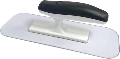 Plastic Trowel with Blue Comfortable Grip Handle, Includes 4" x 9.5'' Finishing Trowels, Lightweight Mounting Suitable for Scrape,Plastering and Paint Walls(D1147F)