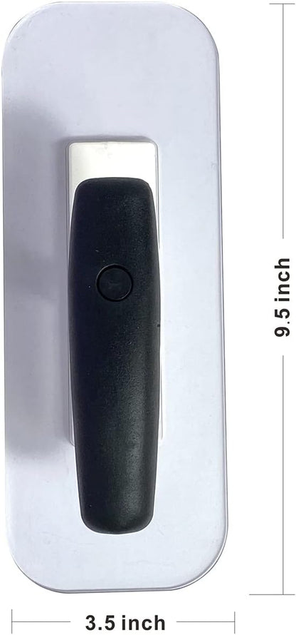 Plastic Trowel with Blue Comfortable Grip Handle, Includes 4" x 9.5'' Finishing Trowels, Lightweight Mounting Suitable for Scrape,Plastering and Paint Walls(D1147F)