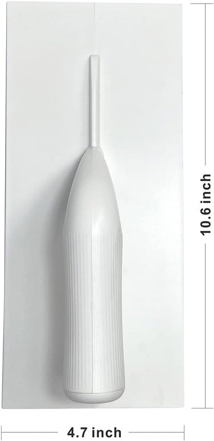 Plastic Trowel with Blue Comfortable Grip Handle, Includes 4" x 9.5'' Finishing Trowels, Lightweight Mounting Suitable for Scrape,Plastering and Paint Walls(D1147F)