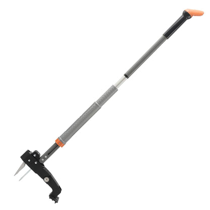 Weed Puller Tool, 4-Claw Stand Up Weed Handle Tool, Heavy Duty Gardening Weed Hand Remover with Adjustable Long Ergonomic Handle Up to 39 inch Without Bending, Pulling, or Kneeling