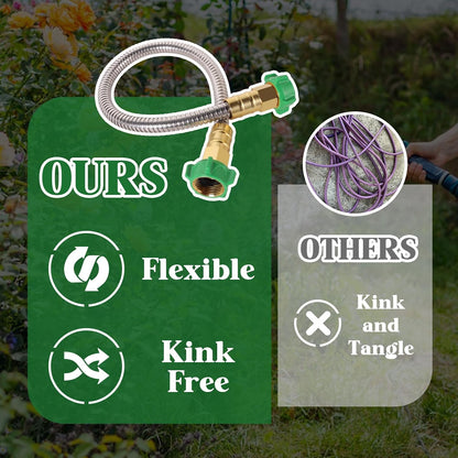 Female to Female Short Garden Hose Adapter 4FT,Hose Reel Connecting Hose