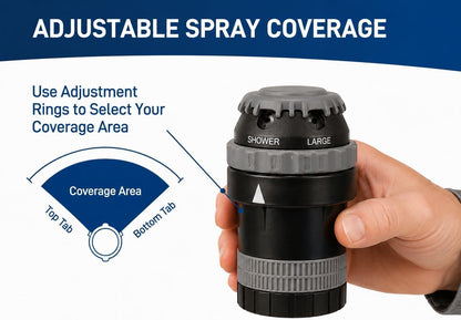 T-Post Fence Sprinkler, Adjustable Coverage - 27793