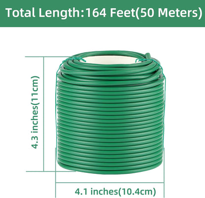 Garden Wire, 66FT Soft Plants Ties, 3.5mm Flexible Garden Ties for Climbing Plants, Vines Plant, Tomatoes, Flowers, Roses Plant Support